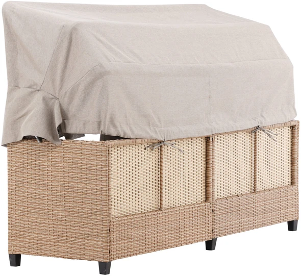 Venture Design Gultas Nopy 195x56x30 cm Smėlio spalvos Pintas