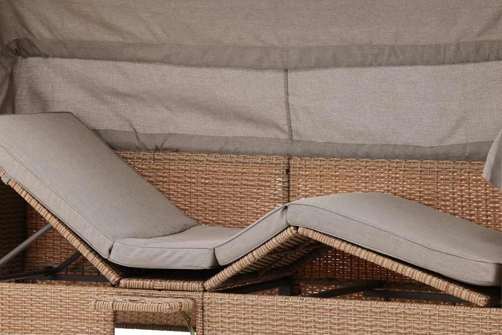 Venture Design Gultas Nopy 195x56x30 cm Smėlio spalvos Pintas