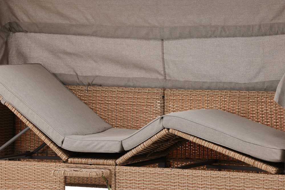Venture Design Gultas Nopy 195x56x30 cm Smėlio spalvos Pintas