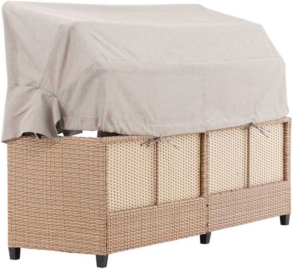 Venture Design Gultas Nopy 195x56x30 cm Smėlio spalvos Pintas