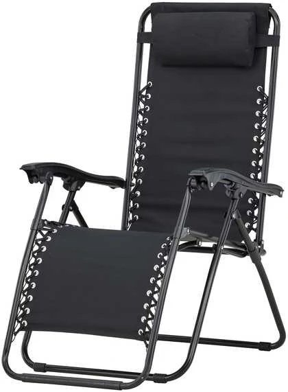 Venture Design Gultas saulės vonioms Vulcano 44x50 cm Juodas plienas
