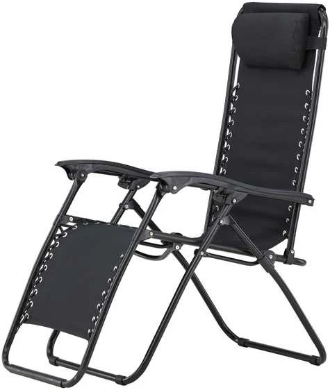 Venture Design Gultas saulės vonioms Vulcano 44x50 cm Juodas plienas