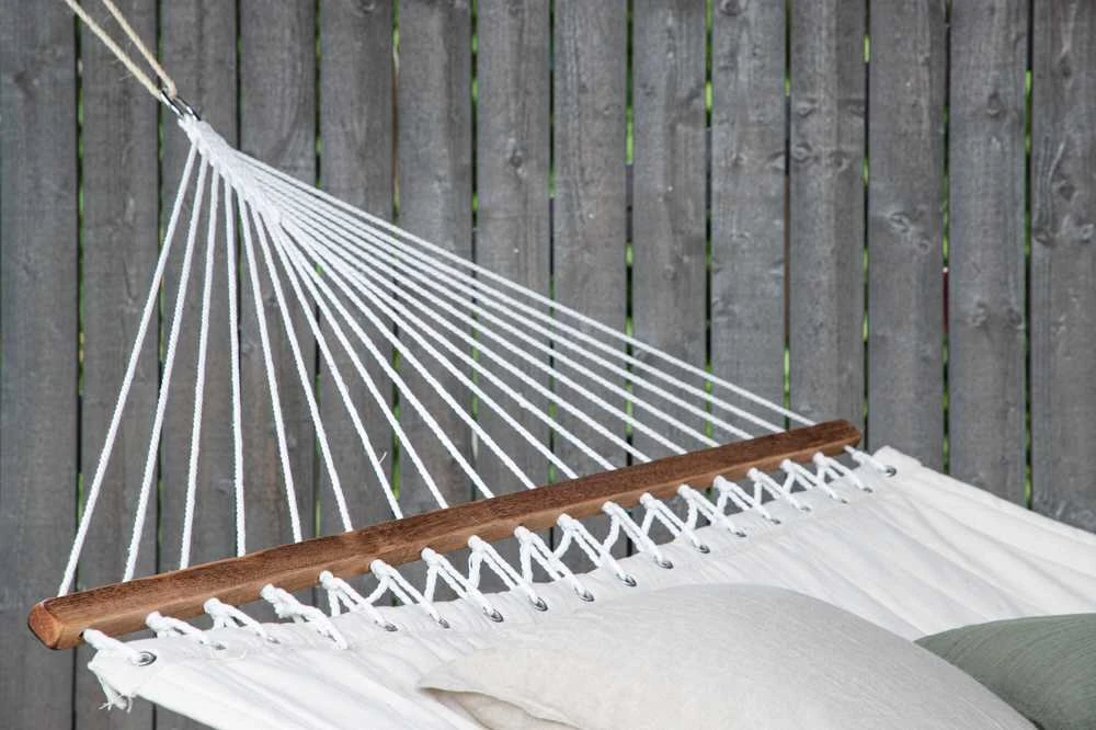 Venture Design Hamacas, Hedvig dvigubas, 140x200 cm, baltos spalvos