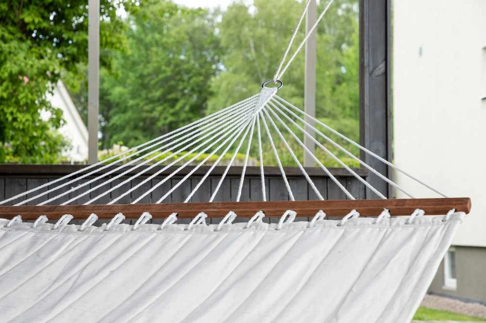 Venture Design Hamacas, Hedvig dvigubas, 140x200 cm, baltos spalvos