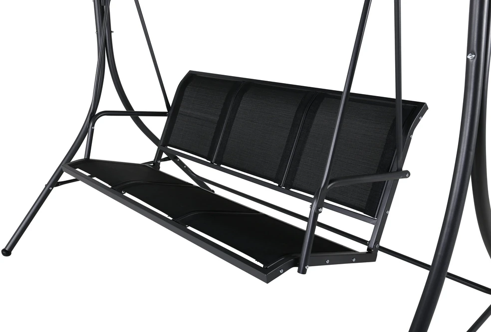 Venture Design Hamacas, Musse 3-asmenis Monteral, 130x163x204 cm, Juoda