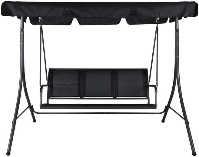Venture Design Hamacas, Musse 3-asmenis Monteral, 130x163x204 cm, Juoda
