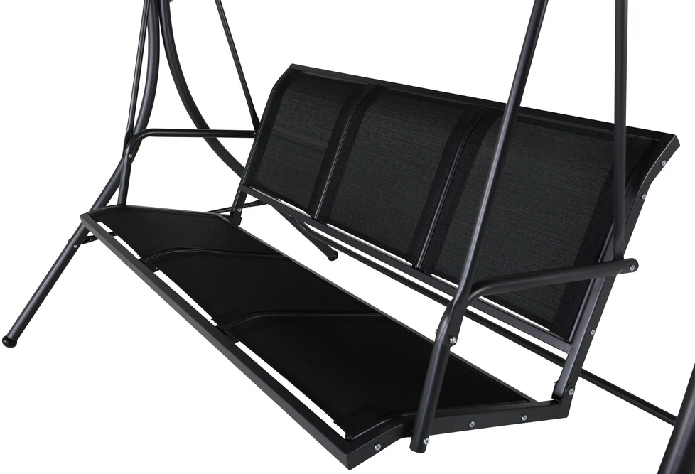 Venture Design Hamacas, Musse 3-asmenis Monteral, 130x163x204 cm, Juoda