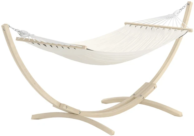 Venture Design Hamakas Hedvig 200x115 cm Smėlio spalvos medvilnė lauko baldai