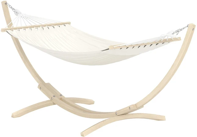 Venture Design Hamakas Hedvig 200x115 cm Smėlio spalvos medvilnė lauko baldai