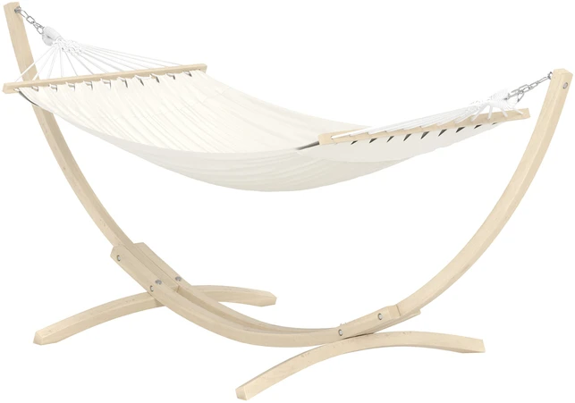 Venture Design Hamakas Hedvig 200x115 cm Smėlio spalvos medvilnė lauko baldai