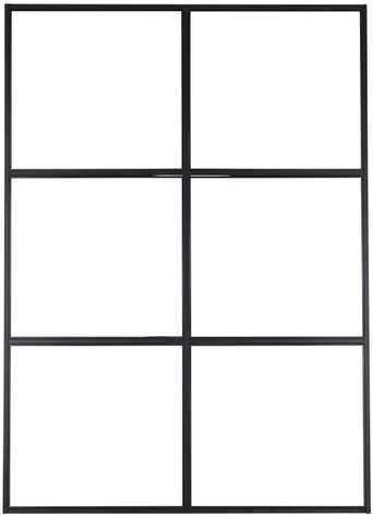 Venture Design Industrinis sieninis dekoras, Leif, 150x210 cm, Juodas