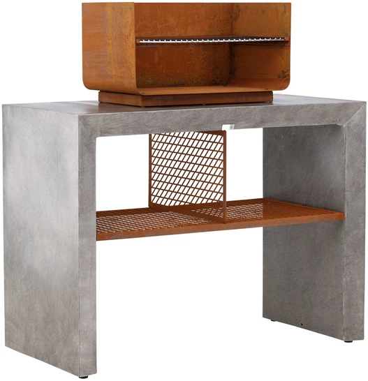 Venture Design Išorinė virtuvė, Velas, 90x120x60 cm, Pilka