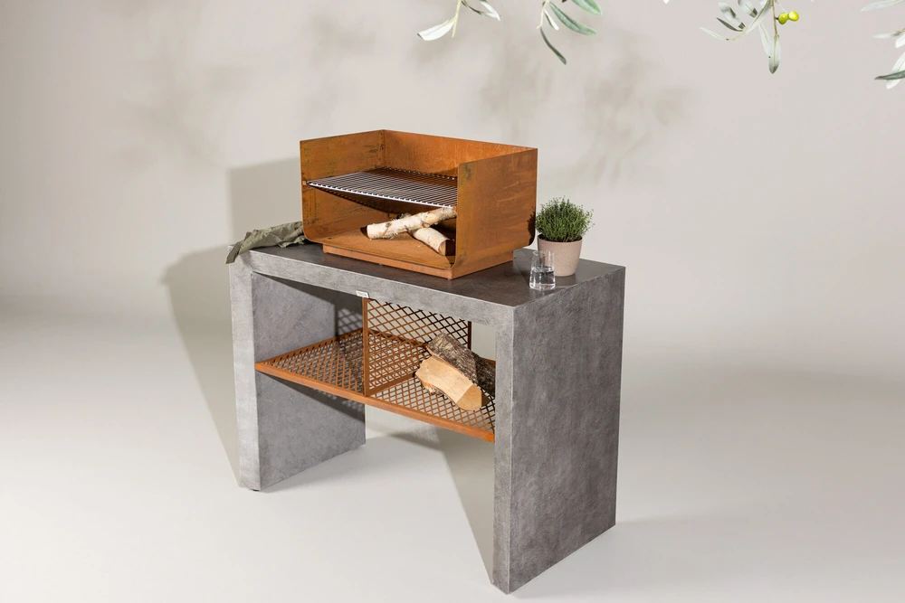 Venture Design Išorinė virtuvė, Velas, 90x120x60 cm, Pilka
