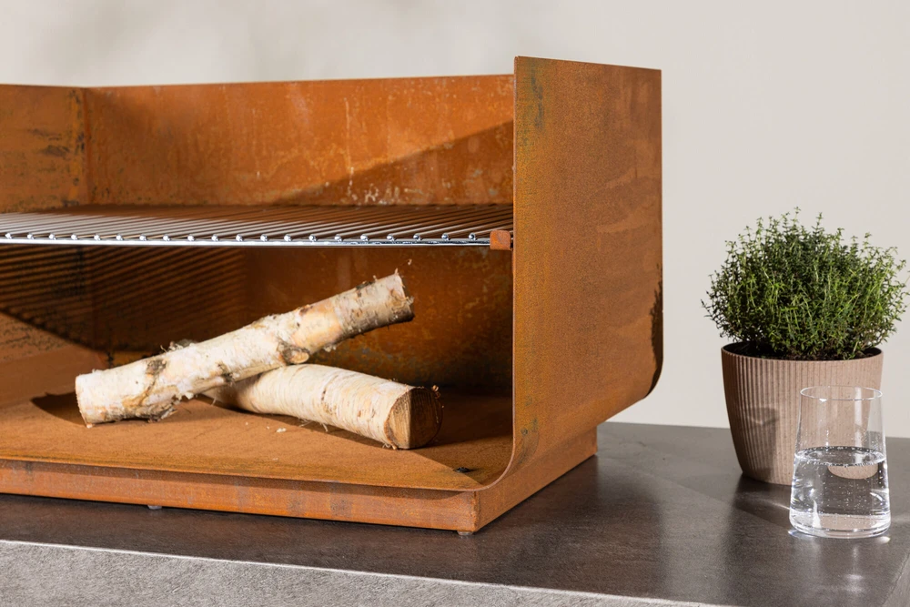 Venture Design Išorinė virtuvė, Velas, 90x120x60 cm, Pilka