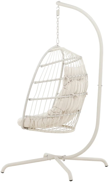 Venture Design Kabantis krėslas Trezza 51x51x60 cm smėlio spalvos plienas