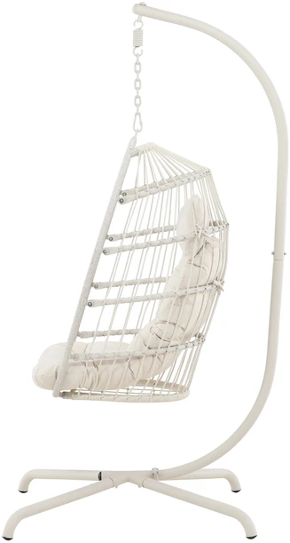 Venture Design Kabantis krėslas Trezza 51x51x60 cm smėlio spalvos plienas