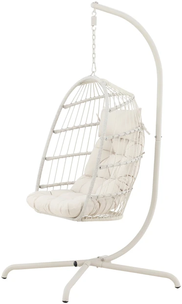 Venture Design Kabantis krėslas Trezza 51x51x60 cm smėlio spalvos plienas