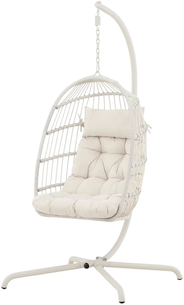 Venture Design Kabantis krėslas Trezza 51x51x60 cm smėlio spalvos plienas