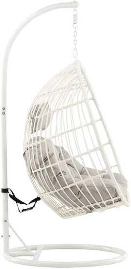 Venture Design Kabinama kėdė, Viga, 95x196x95 cm, Balta