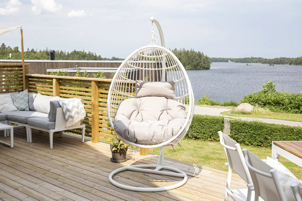 Venture Design Kabinama kėdė, Viga, 95x196x95 cm, Balta