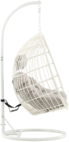 Venture Design Kabinama kėdė, Viga, 95x196x95 cm, Balta