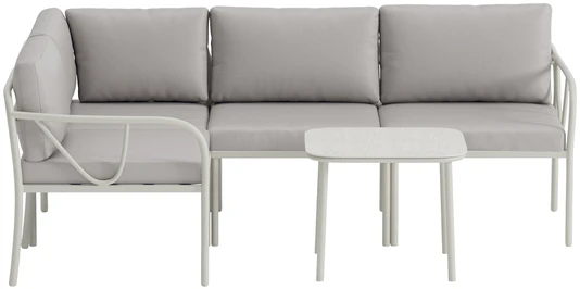 Venture Design Kampinė sofa, ruda, smėlio
