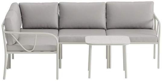 Venture Design Kampinė sofa, ruda, smėlio