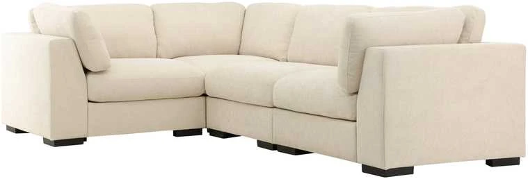 Venture Design Kampinė sofa Salerno smėlio spalvos