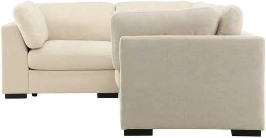 Venture Design Kampinė sofa Salerno smėlio spalvos