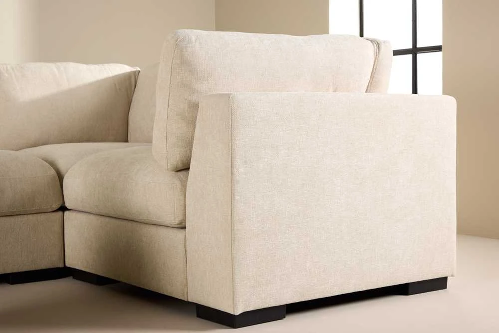 Venture Design Kampinė sofa Salerno smėlio spalvos