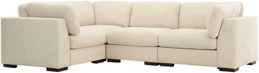 Venture Design Kampinė sofa Salerno smėlio spalvos