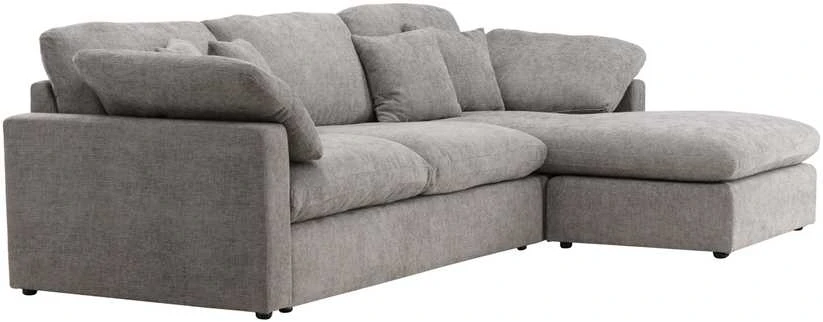 Venture Design Kampinis sofa, Amalfi, 304x182x89 cm, Tamsiai pilka