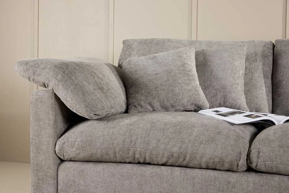Venture Design Kampinis sofa, Amalfi, 304x182x89 cm, Tamsiai pilka