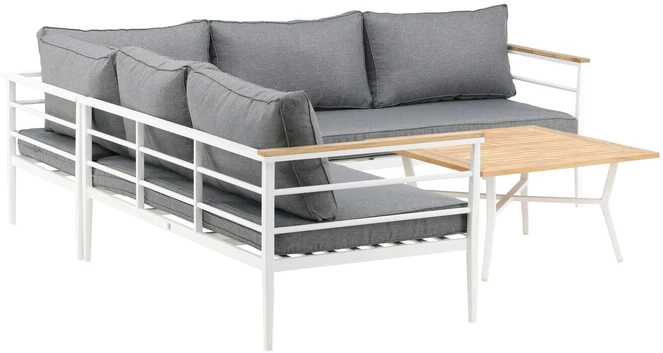 Venture Design Kampinis sofa, Meksika, 152x152 cm, Balta