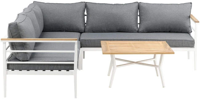 Venture Design Kampinis sofa, Meksika, 152x152 cm, Balta