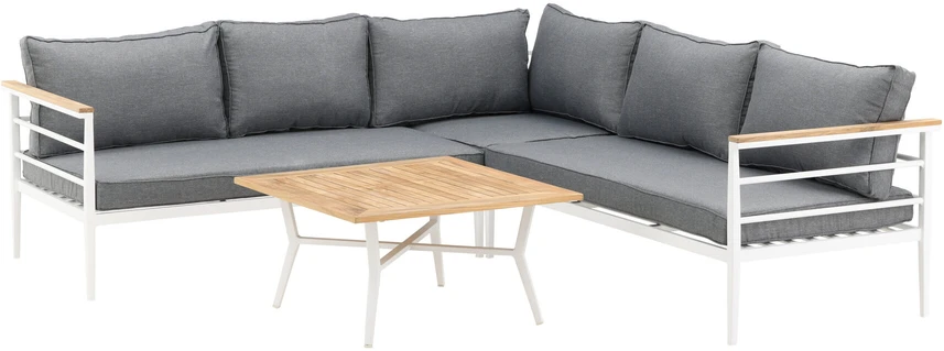Venture Design Kampinis sofa, Meksika, 152x152 cm, Balta