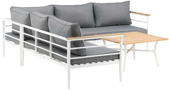 Venture Design Kampinis sofa, Meksika, 152x152 cm, Balta