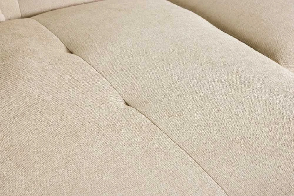 Kampinis sofa, Positano, 385x202x71 cm, kreminė