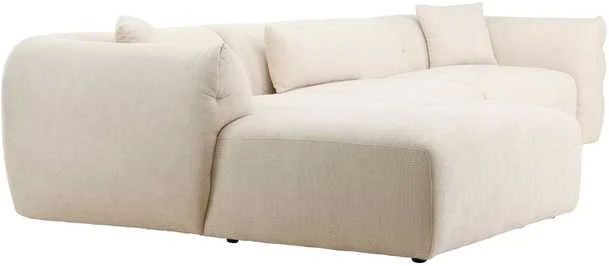 Kampinis sofa, Positano, 385x202x71 cm, kreminė