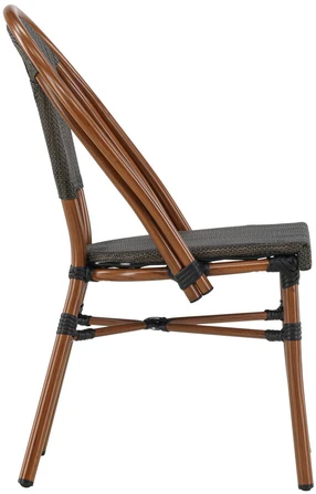 Venture Design Kavinės kėdė, Guarda 2 vnt., 57x50x85 cm, Juoda