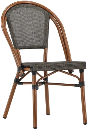 Venture Design Kavinės kėdė, Guarda 2 vnt., 57x50x85 cm, Juoda
