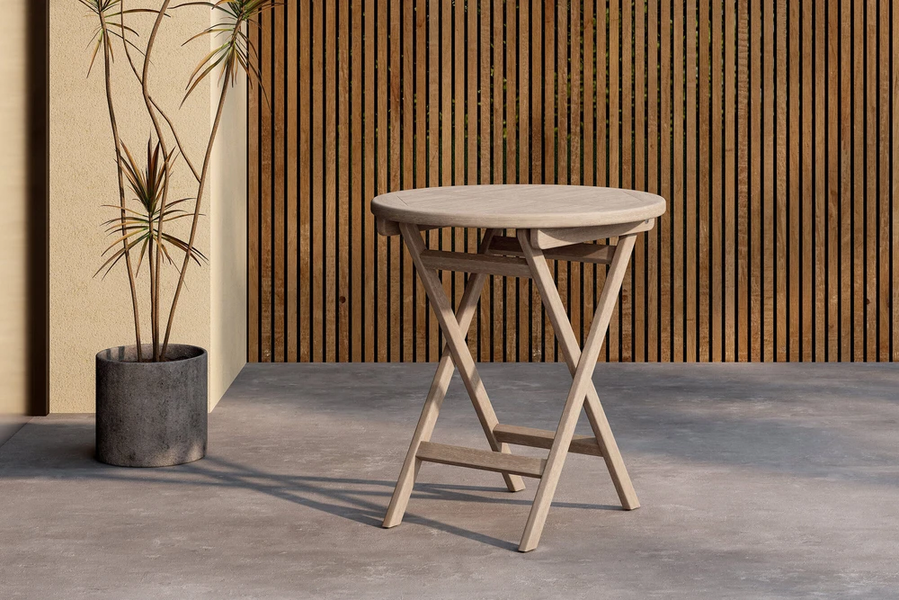 Venture Design Kavinės stalas 70 cm Baltasis tekas
