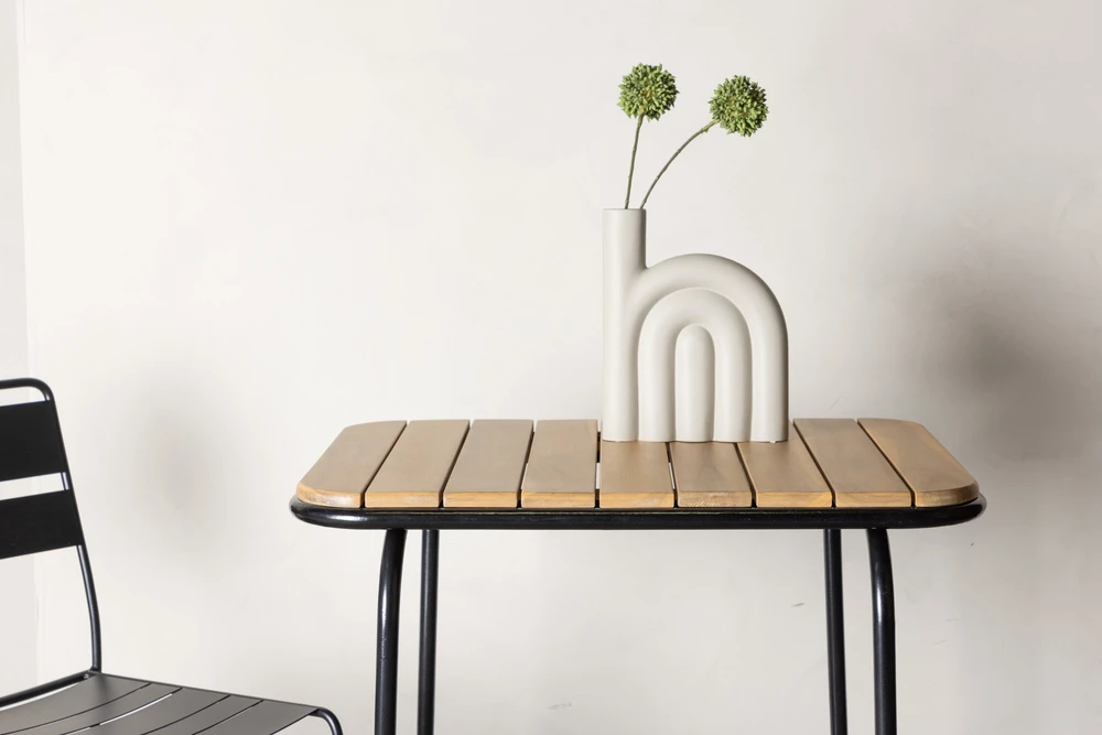 Venture Design Kavinės stalas, Holmbeck, 88x70x74 cm, Juodas