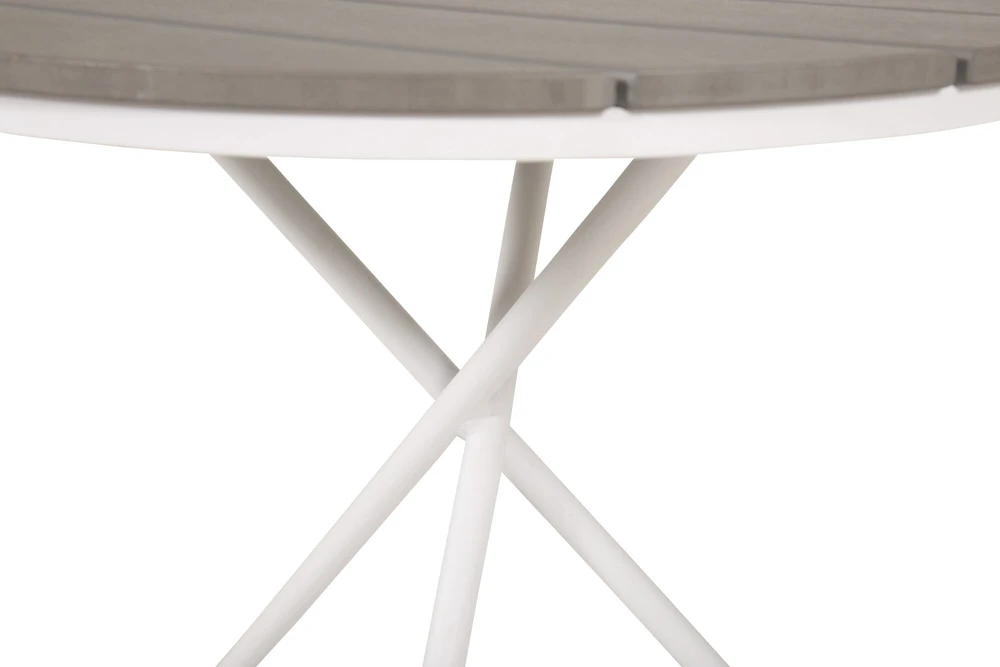 Venture Design Kavinės stalas, Parma, ø90 cm, Pilka