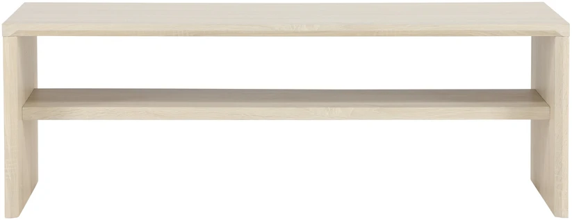 Venture Design Kavos staliukas 110x50x38 cm Baltas MDF
