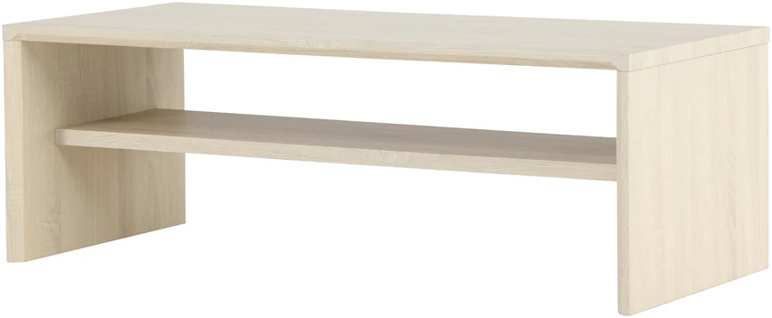 Venture Design Kavos staliukas 110x50x38 cm Baltas MDF