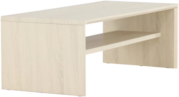 Venture Design Kavos staliukas 110x50x38 cm Baltas MDF