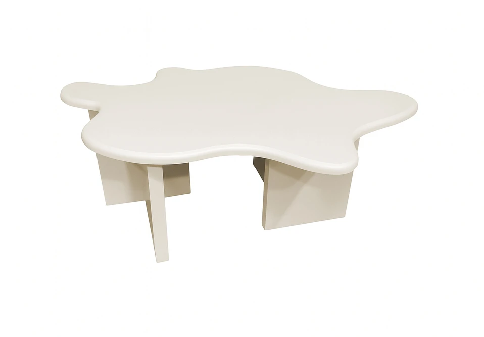 Venture Design Kavos staliukas 115x76x40 cm Smėlio spalvos MDF