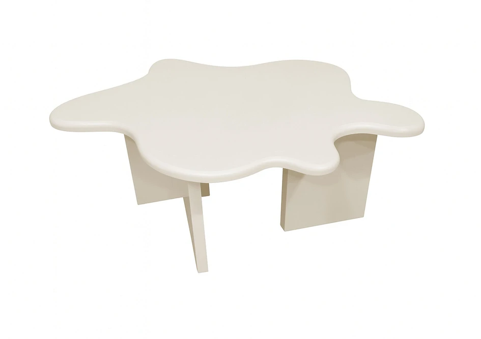 Venture Design Kavos staliukas 115x76x40 cm Smėlio spalvos MDF