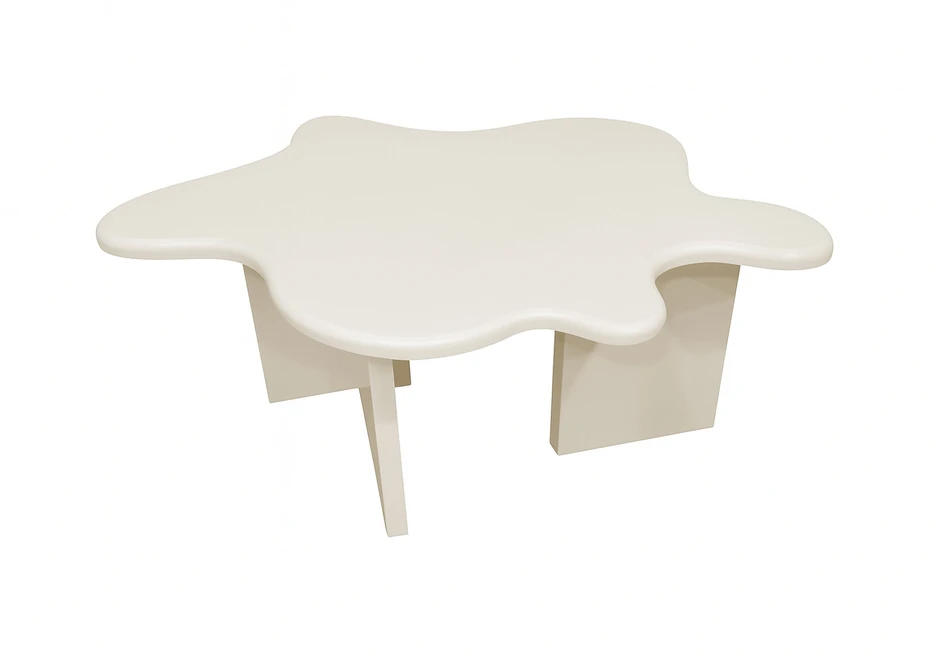 Venture Design Kavos staliukas 115x76x40 cm Smėlio spalvos MDF
